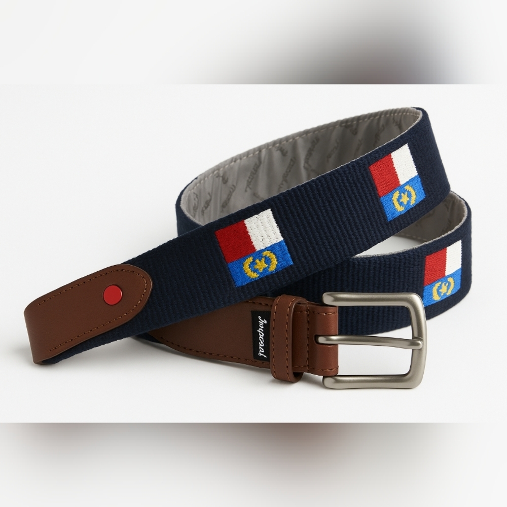 Imperial Navy and Brown Men's Belt